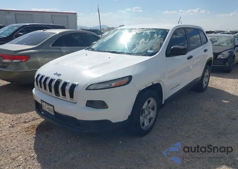 2016 Jeep Cherokee Sport from USA, damaged, VIN 1C4PJLAB6GW233224